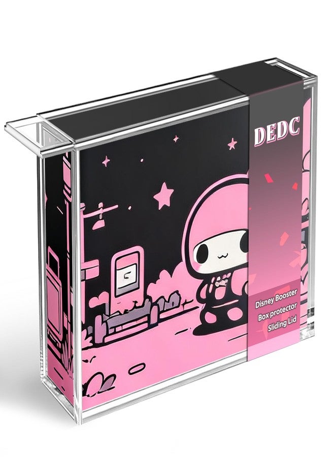 DEDC Acrylic Display Case Compatible with Lorcana Booster Box by Sliding Lid Premium UV-Protected, 6 + 5mm Thick Ideal Gifts for Collectors, Game Box Not Included - Image 1
